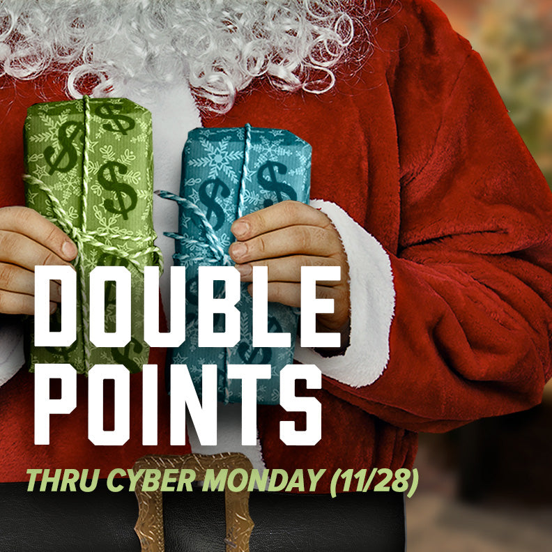 Double Points Through Cyber Monday (11/28)