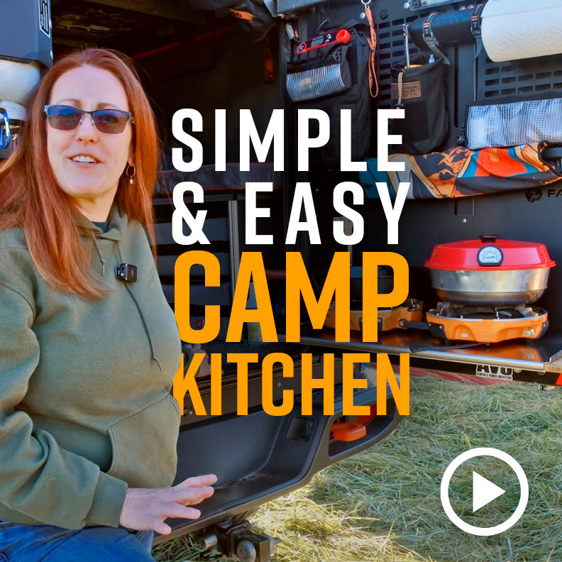 Simple and easy camp kitchen - video