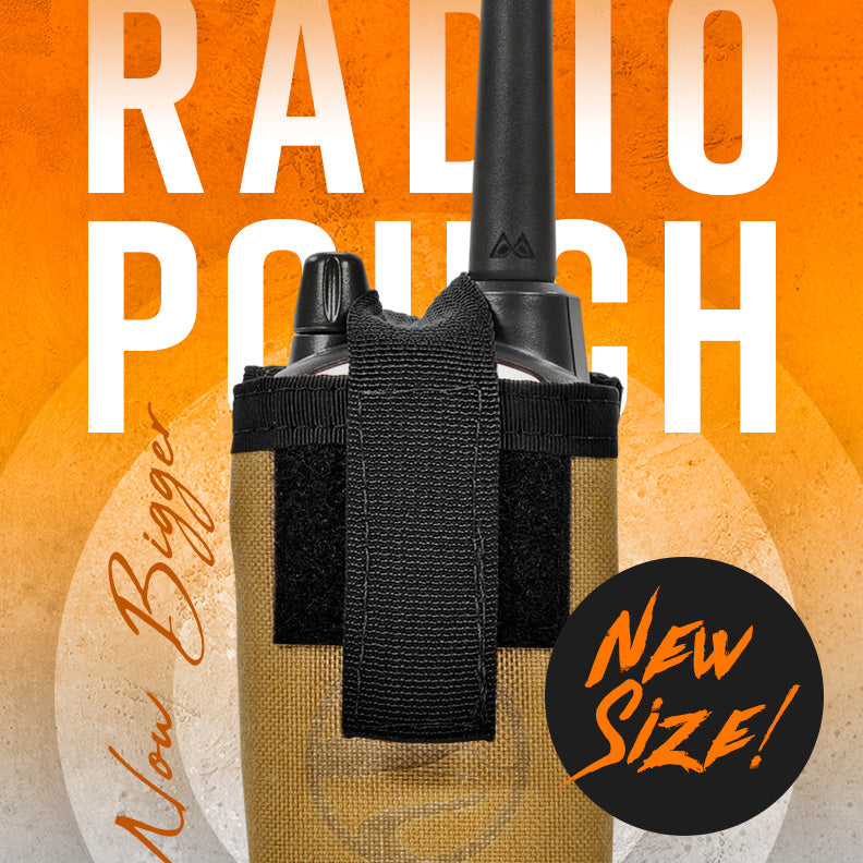 Velcro Radio Pouch: New Size!