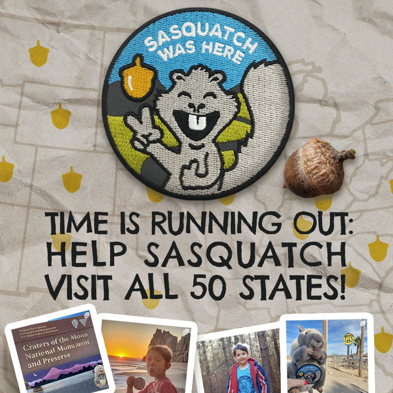 Time Is Running Out! Help Sasquatch Get to All 50 U.S. States