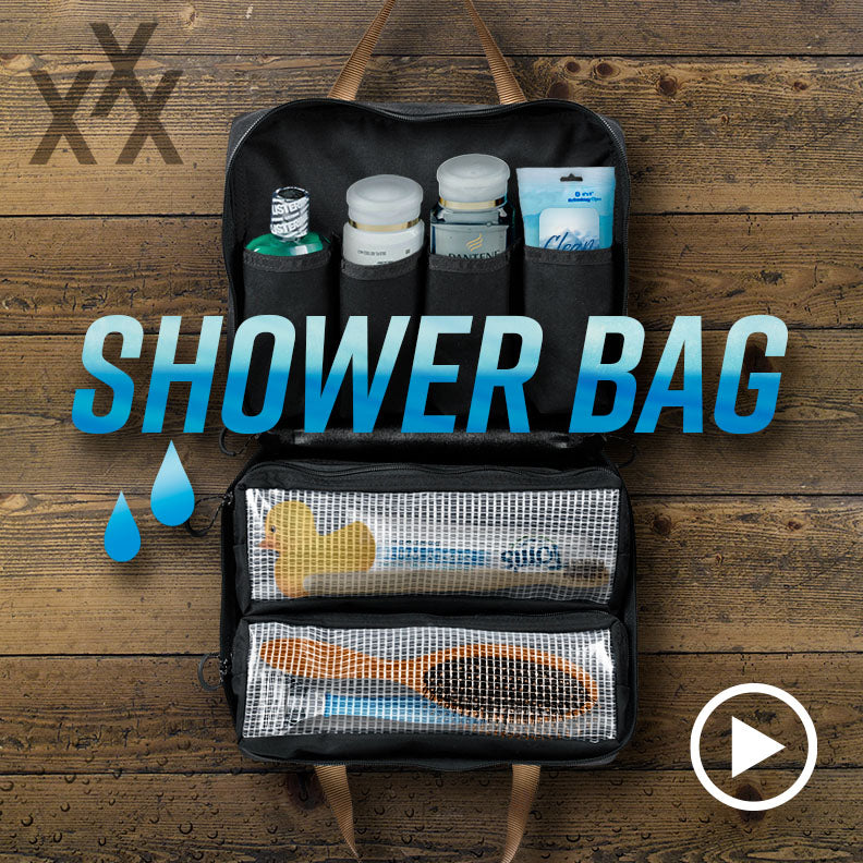 New: Triple Run Shower Bag