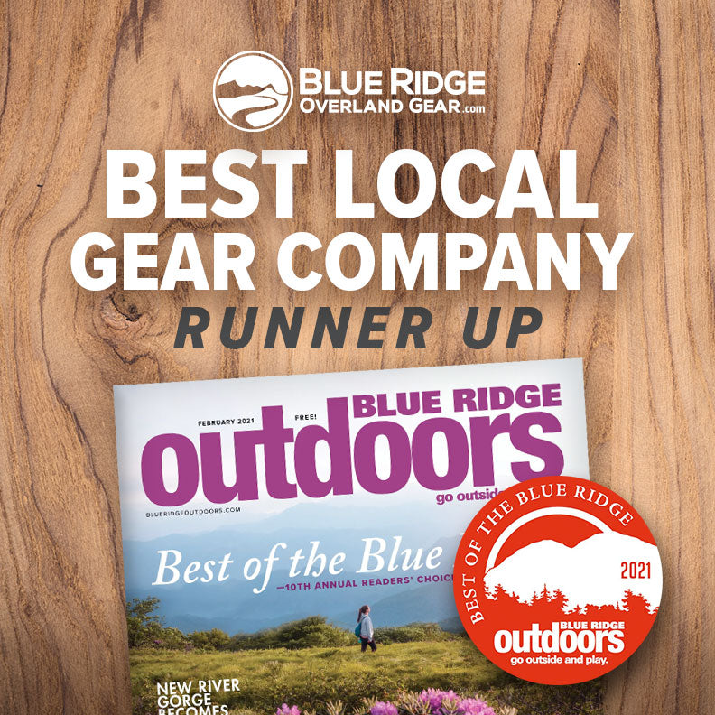 Best Local Gear Company: Runner Up (Blue Ridge Outdoors Magazine)