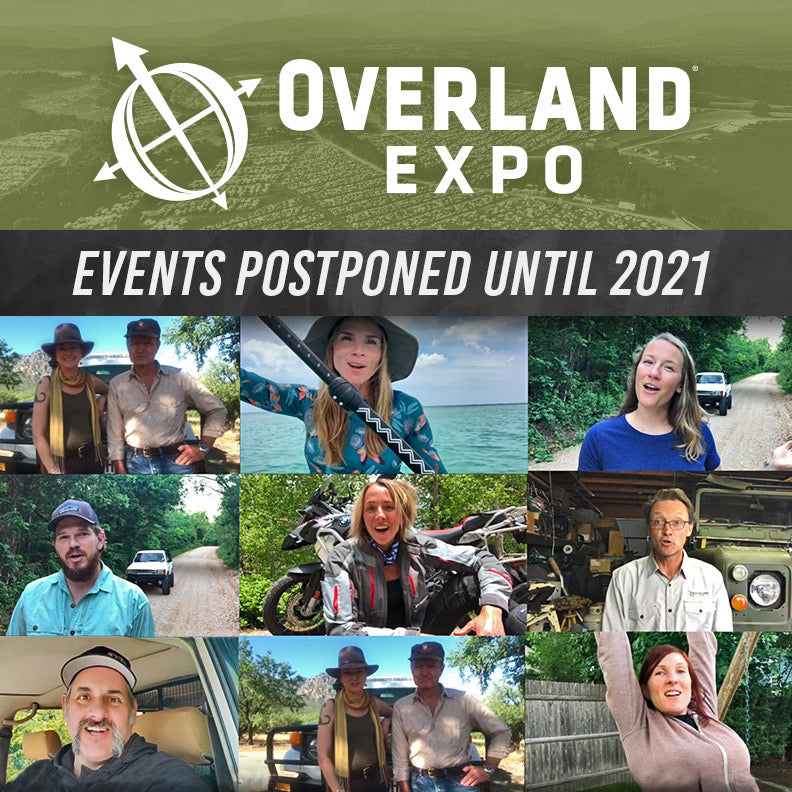 Overland Expo Events Postponed Until 2021 – Blue Ridge Overland Gear