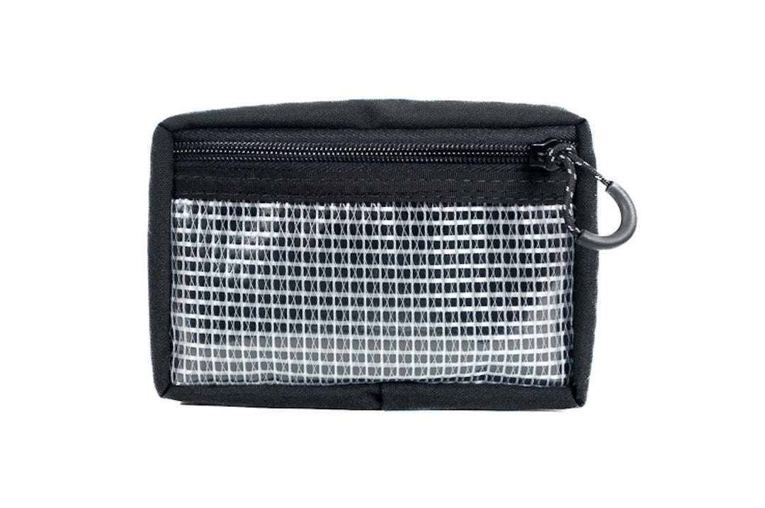 Velcro Pouch Small - 4 x 6 x 1" | Clear Front