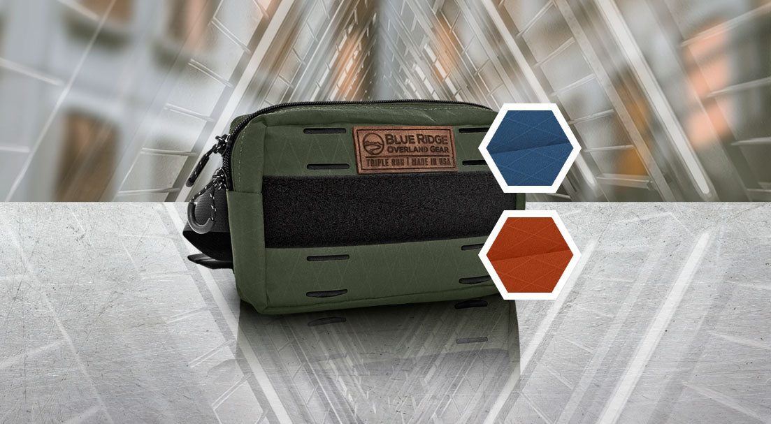 New: Bum Bag XL - carry more EDC items! Made with rugged X-Pac material.