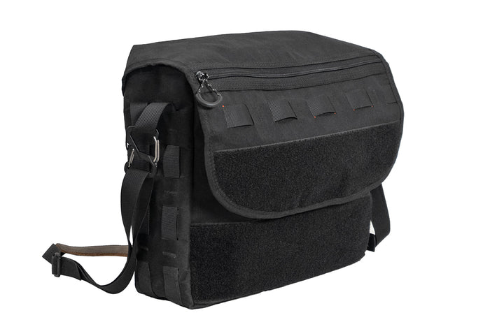 Got-To-Go Messenger Bag, side front view, by Blue Ridge Overland Gear