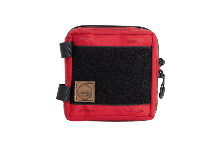 EDC Pouch - red colorway - by Blue Ridge Overland Gear - front view