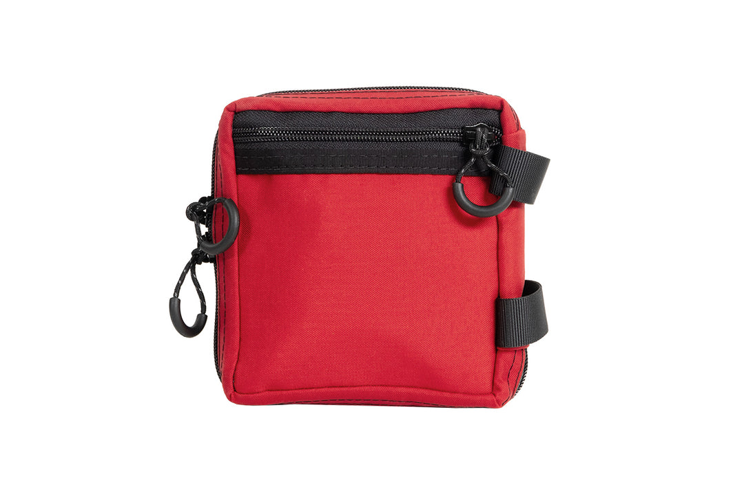 EDC Pouch - red colorway - by Blue Ridge Overland Gear - back view