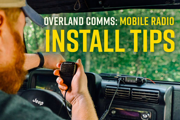 Overland Comms: mobile radio install tips video