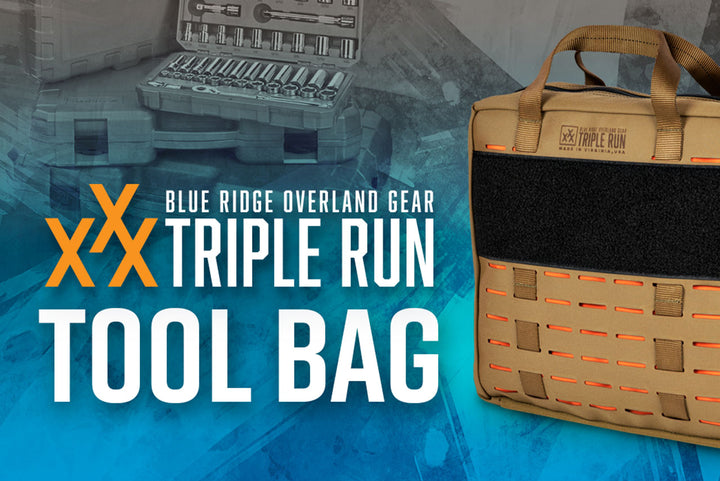 Blue Ridge Overland Gear Tool Bag | Triple Run